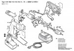 Bosch 0 601 932 7B3 GBM 7,2 VES-1 Cordless Drill 7.2 V / GB Spare Parts GBM7,2VES-1